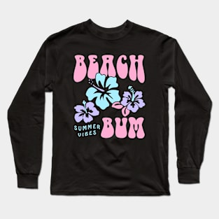 Coconut Girl Beach Bum Pastel Graphic Trendy y2k 90s Retro Long Sleeve T-Shirt